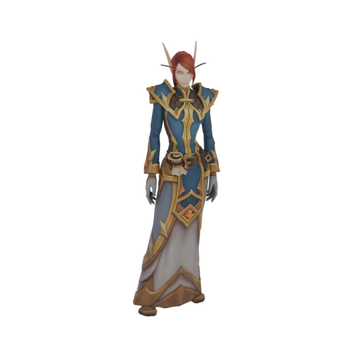 High Elf Mage Robes 3D Model