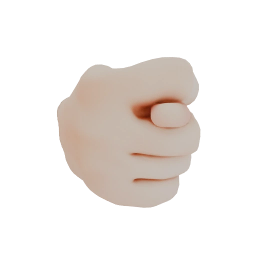Fig Gesture 3D Model