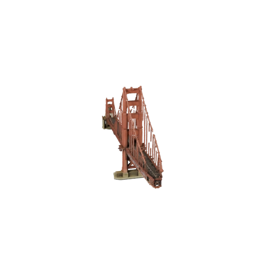 Modèle 3D du Golden Gate Bridge pour Blender - Actif de Rendu