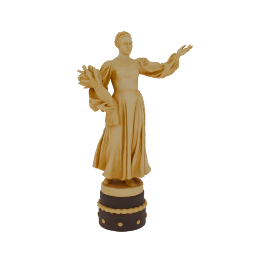 Golden Harvest Woman Figurine