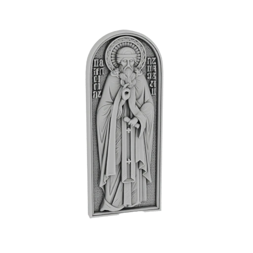 Orthodoxe Heiligen-Basrelief-Plakette