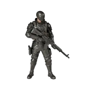 Fantasy NPC Soldier Character Model - Rigged