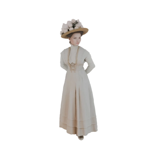 Victorian Lady with Hat