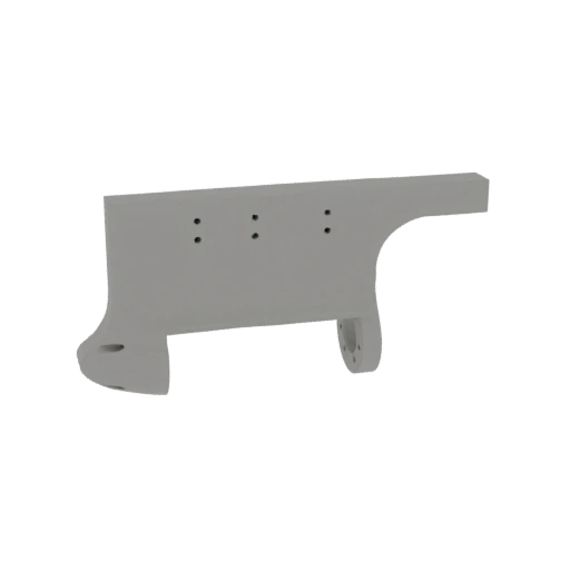 Industrial Bracket with Bolt Holes