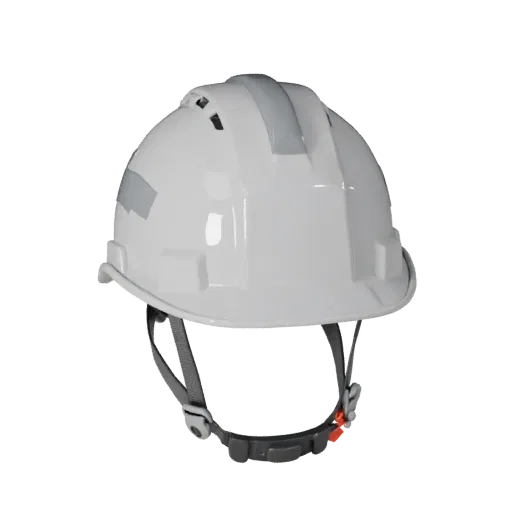 Emergency Hard Hat Modular 3D model, isometric modular kit view, showing plastic shells, form detail.