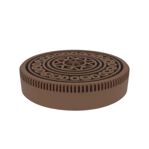 Ornate Circular Game Token
