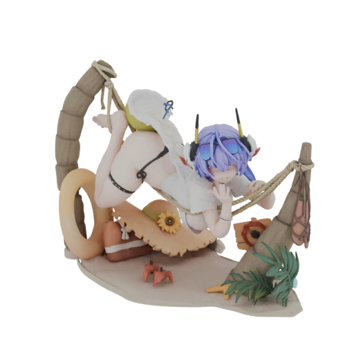 Summer Beach Girl Figure