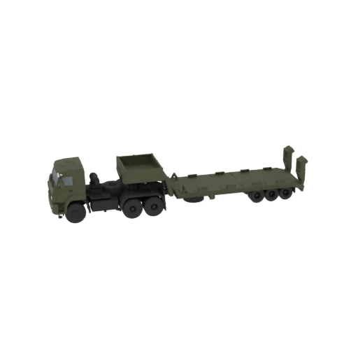 Military Heavy Equipment Transporter Truck