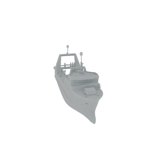 Fishing Trawler 3D Model