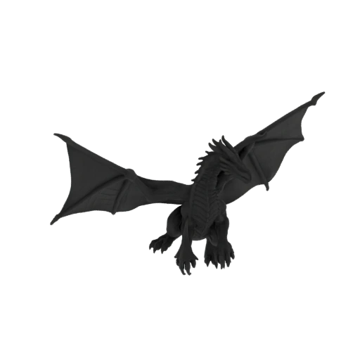 Fantasy Drache Boss Miniatur STL - Flügelspannweite
