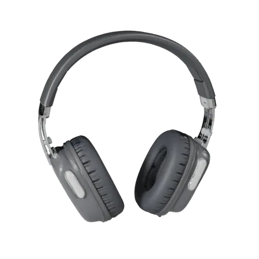 Wireless Noise Canceling Headset Modular 3D model, isometric modular kit view, showing soft ear pads, wearable scale.