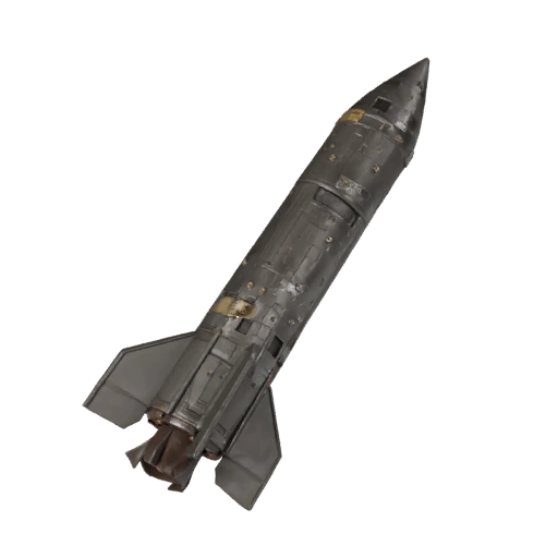 Modelo 3D de Foguete para Blender - Asset Pro Pronto para Renderização