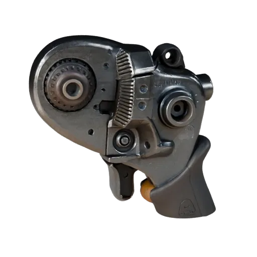 Insulated Torque Wrench Realistic 3D model, three-quarter studio render, showing painted metal, clear grip zones.