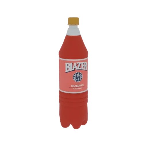 Blazer Cherry Soda Bottle 3D Model
