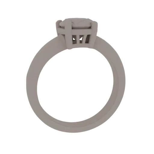 Ruby Ring viewer ready 3D model, top-down studio render, showing ring form, surface, and scale cues.