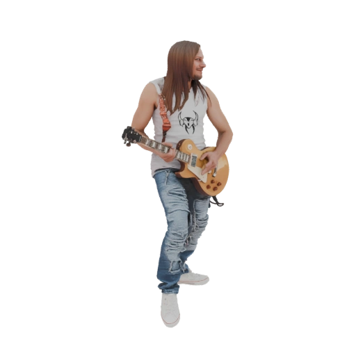 Rockstar Guitarist 3D Model