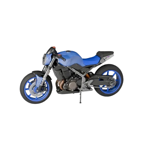 Game Ready Motorcycle 3D Model for Realtime Use PBR Asset