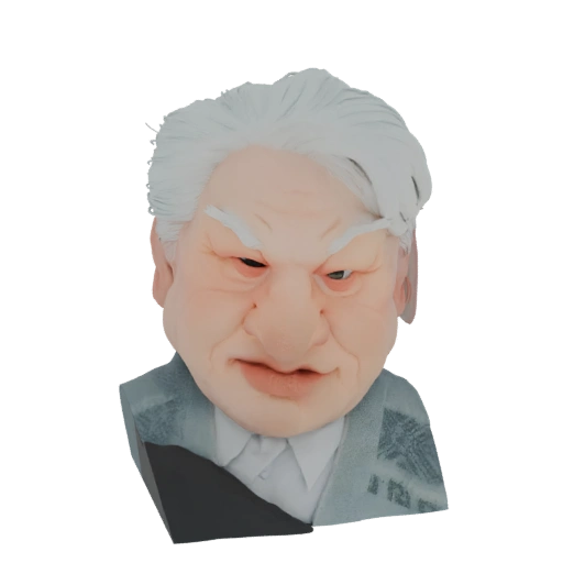 Caricature of an Elderly Man