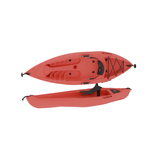 Kayak Rouge Sit-On-Top Modèle 3D