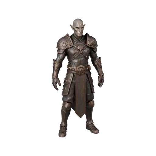 Fantasy Druid Character Model - Rigged