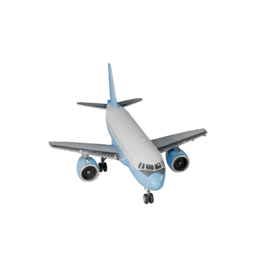 Flugzeug 3D-Modell für Unity - Low Poly Game Asset Pro