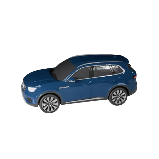 Luxury Suv 3D Model for Blender & Games - Realistic PBR