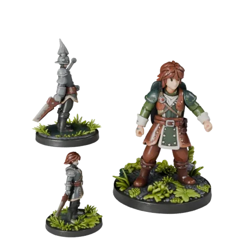 Forest Toy Photo Set high poly 3D model preview showing layered parts, studio close-up view, depth and display scale