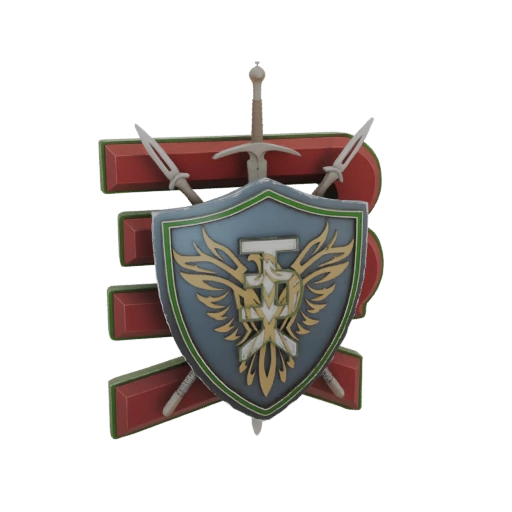 Eagle Crest Emblem 3D Model