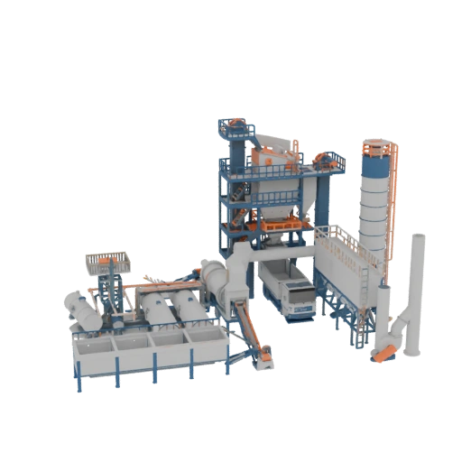 Asphalt Mixing Plant 3D Model