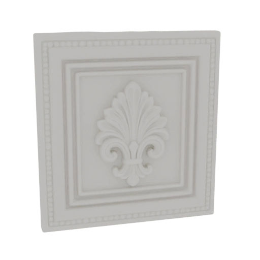 Ornate Fleur-de-lis Ceiling Medallion