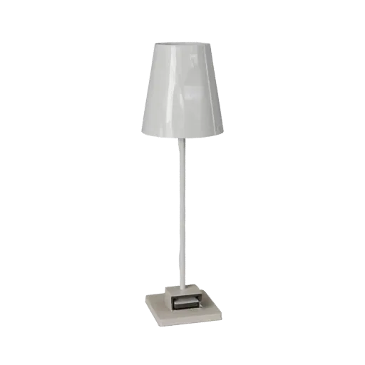 Minimal Floor Lamp Product Viz 3D model, living room, three-quarter studio product render, metal detail.
