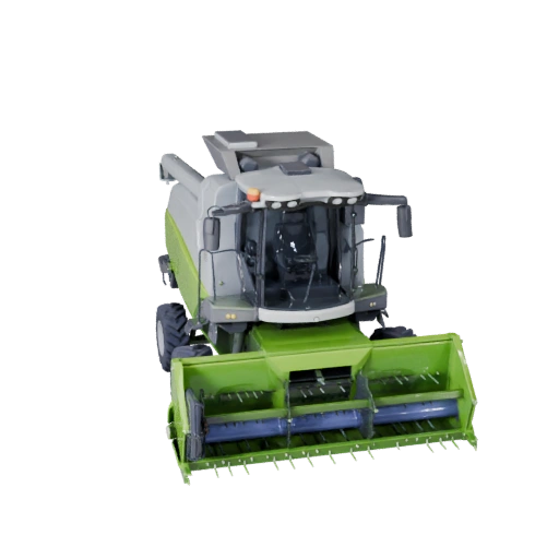 Moissonneuse-batteilleuse 3D Model pour Blender - PBR Réaliste