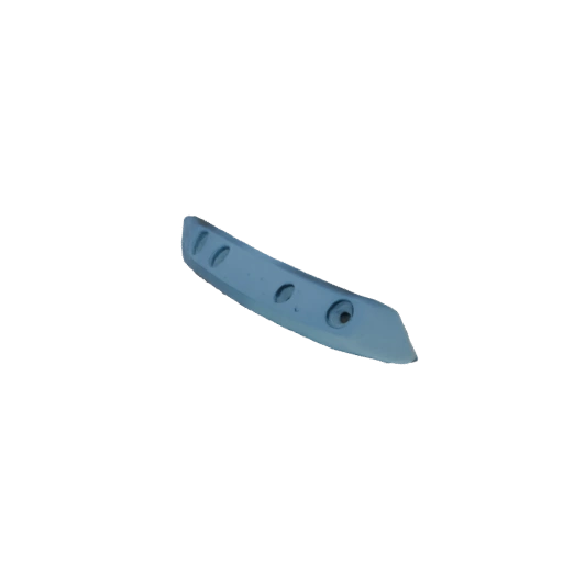 Curved Automotive Trim with Holes