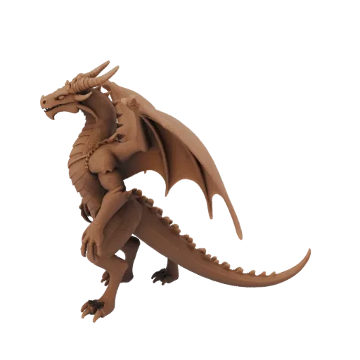 Fantasy Dragonborn Warrior Miniature STL