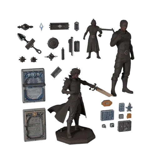 Abstract Objective Marker product render 3D model preview showing scale, three-quarter view