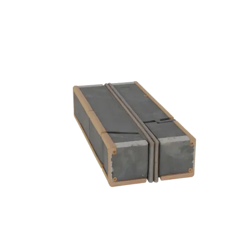 Roadwork Rebar Bundle Printable 3D model, isometric STL render, showing concrete, site-ready silhouettes.