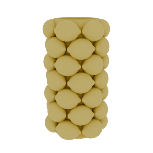 Lemon Pattern Vase
