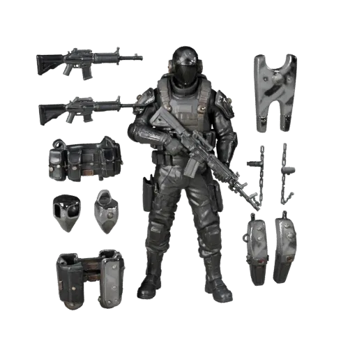 Sci-Fi Soldier Character Model - Rigged