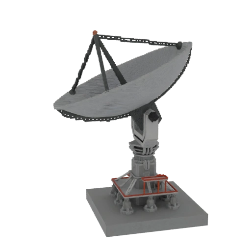 Satellite Dish Array 3D Model