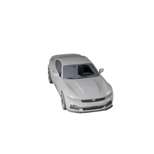 High Poly Sports Car 3D Model for Studio Renders - PBR