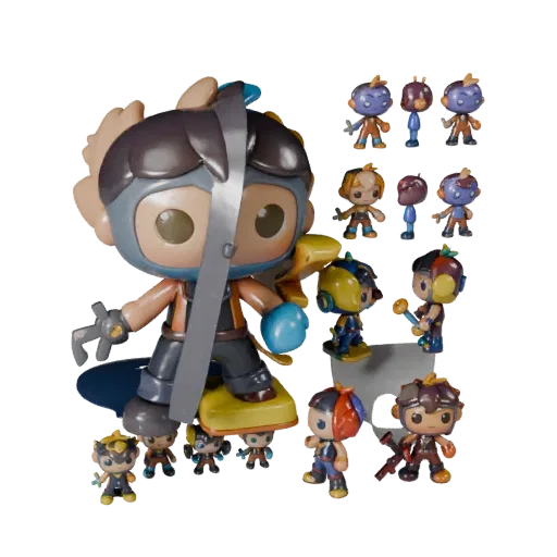 Cute Mascot Character realistic 3D model preview showing pose, three-quarter scene view and surface detail