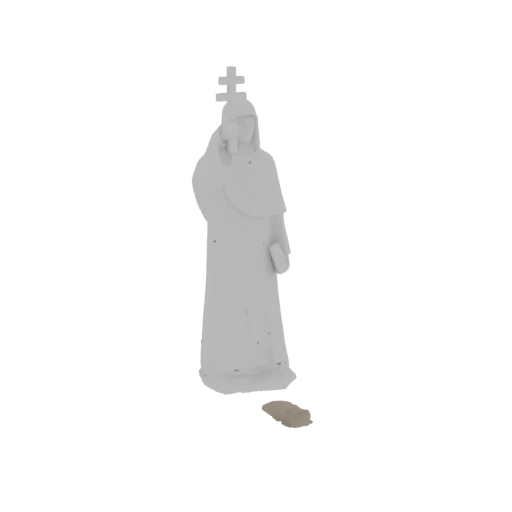 Saint Statue with Cross