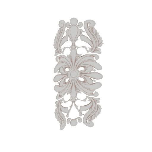 Ornate Acanthus Scrollwork Panel