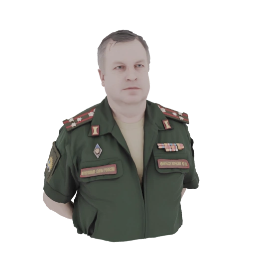 Russian Military Officer Bust