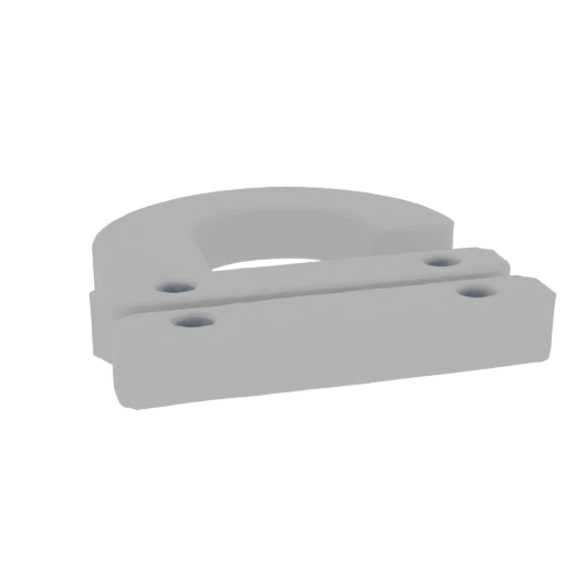 Plastic C-clip for case
