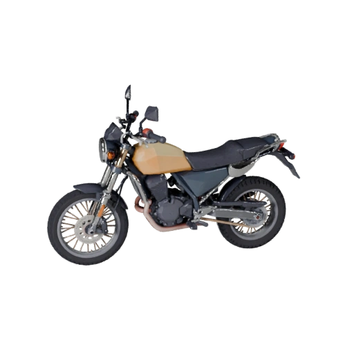 Low Poly Abenteuermotorrad 3D-Modell für Unity & Unreal