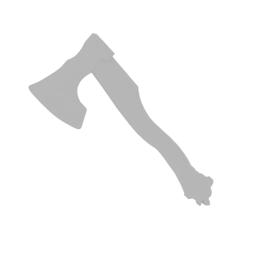 Medieval Axe 3D Model