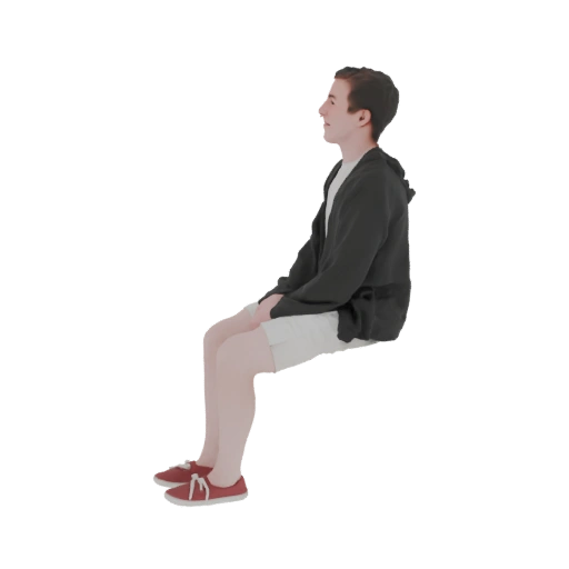 Young Man Sitting