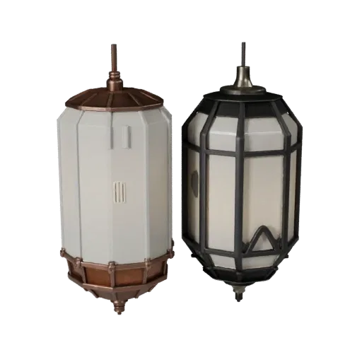 Modello 3D High Poly Lampadario Art Déco, interni casa, rendering studio ravvicinato, dettaglio metallo.