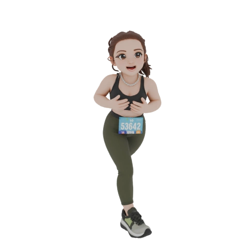 Running Woman 3D Model